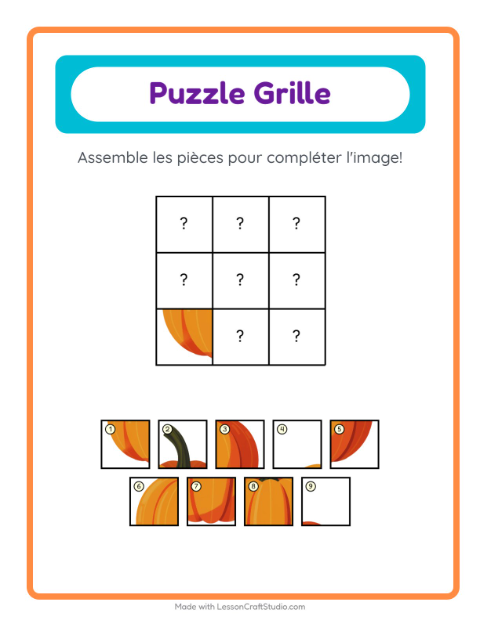 Aperçu de la fiche Appariement En Grille avec Au supermarché pour École maternelle (grande section, 5-7 ans)
