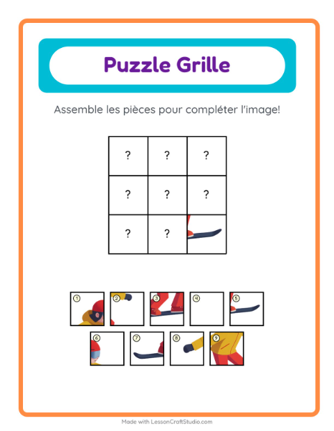 Associer les images – Hiver
