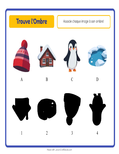 Les ombres – Hiver