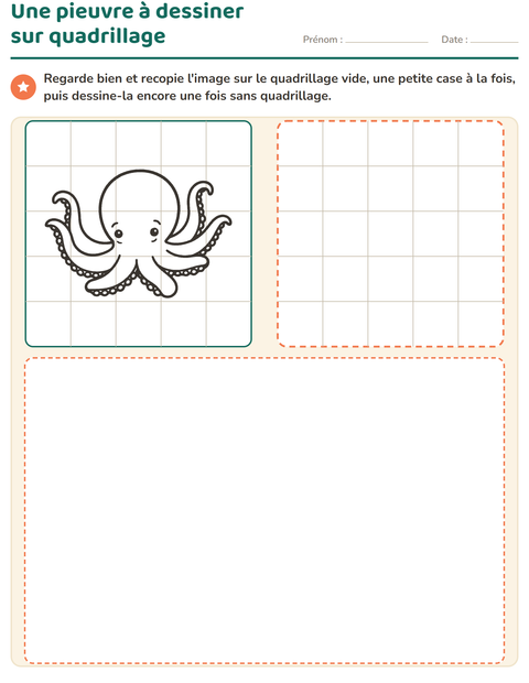 Aperçu de la fiche Apprendre à dessiner pour CP (cours préparatoire)