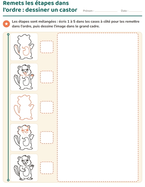 Aperçu de la fiche Apprendre à dessiner pour CP (cours préparatoire)