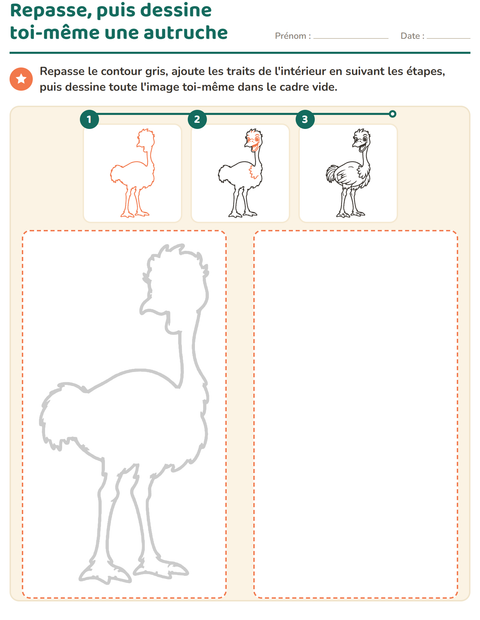 Aperçu de la fiche Apprendre à dessiner pour École maternelle (grande section, 5-7 ans)