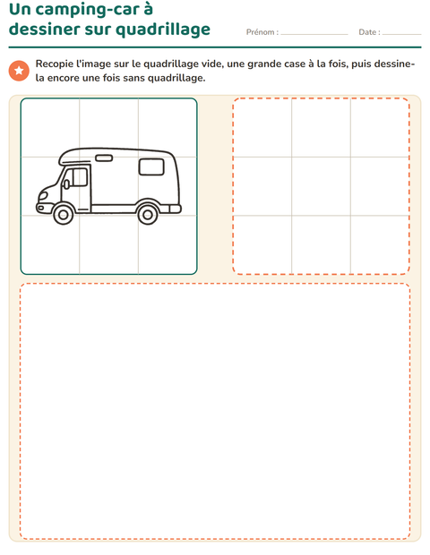 Aperçu de la fiche Apprendre à dessiner pour CP (cours préparatoire)