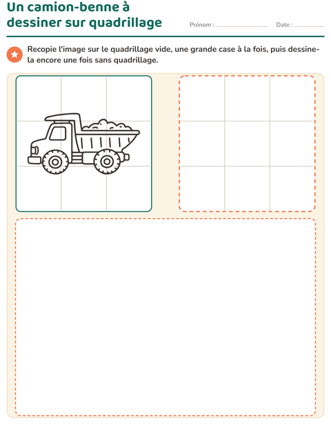 Aperçu de la fiche Apprendre à dessiner pour CP (cours préparatoire)