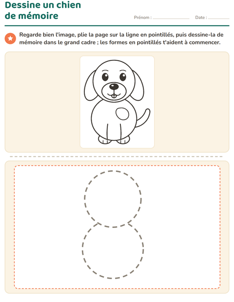 Aperçu de la fiche Apprendre à dessiner pour CE1 (cours élémentaire 1)