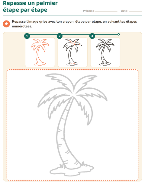 Aperçu de la fiche Apprendre à dessiner pour École maternelle (grande section, 5-7 ans)