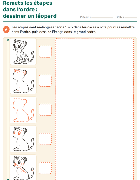 Aperçu de la fiche Apprendre à dessiner pour CP (cours préparatoire)