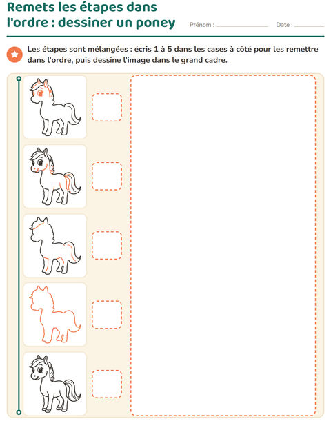 Aperçu de la fiche Apprendre à dessiner pour CP (cours préparatoire)