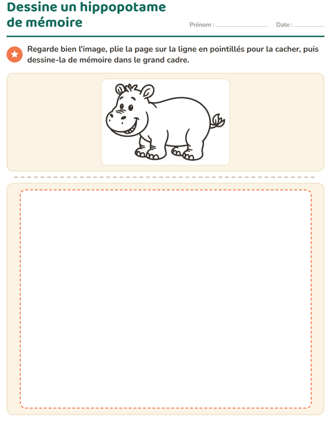 Aperçu de la fiche Apprendre à dessiner pour CE1 (cours élémentaire 1)