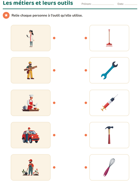 Aperçu de la fiche Associations en sciences pour École maternelle (grande section, 5-7 ans)