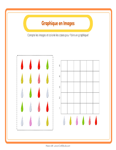 Aperçu de la fiche Comptage Graphique avec Couleurs pour École maternelle (grande section, 5-7 ans)