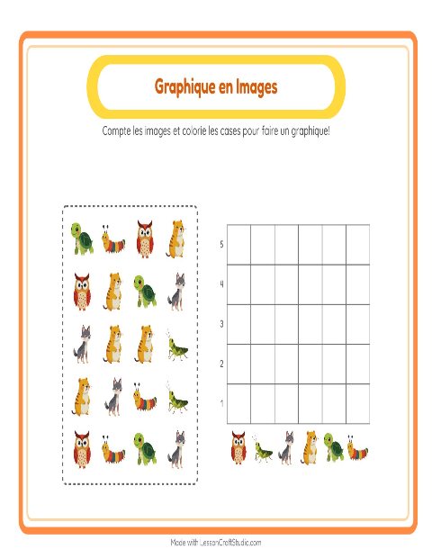 Aperçu de la fiche Comptage Graphique avec Créatures de la forêt pour École maternelle (grande section, 5-7 ans)