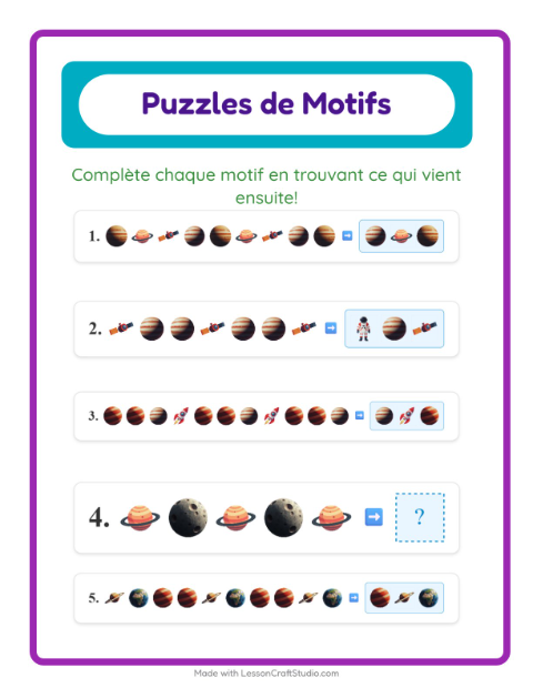 Aperçu de la fiche Fiche De Modèles avec Espace pour CP (cours préparatoire)