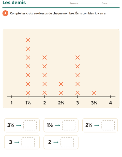 Aperçu de la fiche Graphiques et données avec Légumes pour CE2 (cours élémentaire 2)