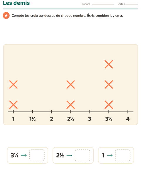 Aperçu de la fiche Graphiques et données avec Plage pour CE2 (cours élémentaire 2)