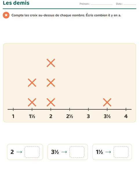 Aperçu de la fiche Graphiques et données avec Ustensiles de cuisine pour CE2 (cours élémentaire 2)