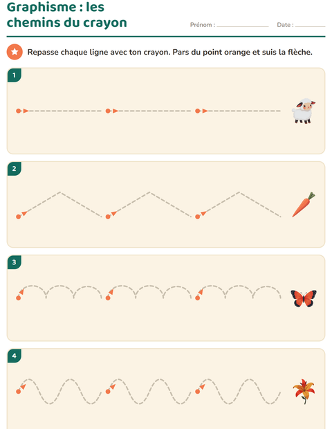 Aperçu de la fiche Graphisme avec Pâques pour École maternelle (grande section, 5-7 ans)