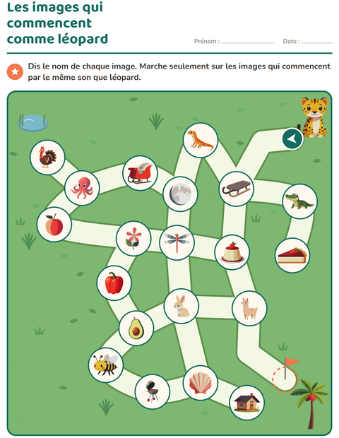 Aperçu de la fiche Jeux de labyrinthe pour École maternelle (grande section, 5-7 ans)