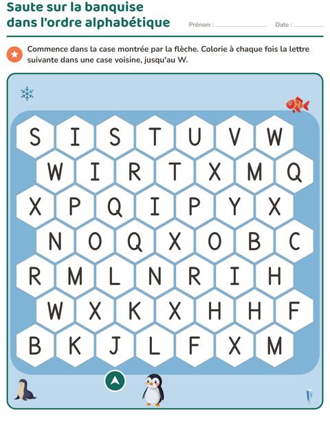 Aperçu de la fiche Jeux de labyrinthe pour CP (cours préparatoire)