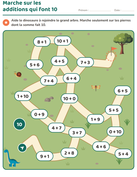 Aperçu de la fiche Jeux de labyrinthe pour CP (cours préparatoire)