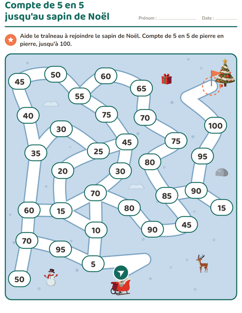 Aperçu de la fiche Jeux de labyrinthe pour CE1 (cours élémentaire 1)