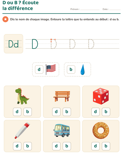 Aperçu de la fiche La lettre de la semaine pour École maternelle (grande section, 5-7 ans)