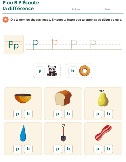 Aperçu de la fiche La lettre de la semaine pour École maternelle (grande section, 5-7 ans)
