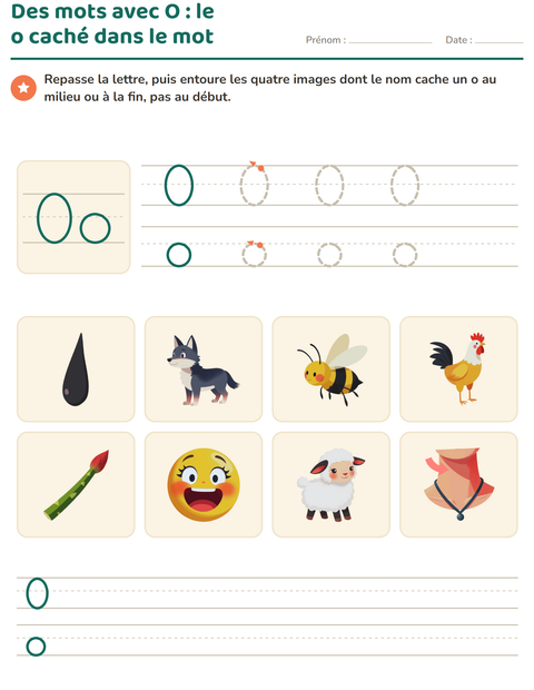 Aperçu de la fiche La lettre de la semaine pour École maternelle (grande section, 5-7 ans)