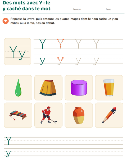 Aperçu de la fiche La lettre de la semaine pour École maternelle (grande section, 5-7 ans)