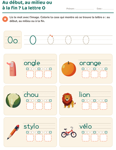 Aperçu de la fiche La lettre de la semaine pour École maternelle (grande section, 5-7 ans)