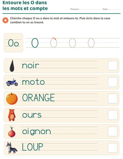 Aperçu de la fiche La lettre de la semaine pour École maternelle (grande section, 5-7 ans)