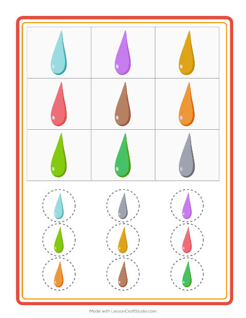 Aperçu de la fiche Loto avec Couleurs pour École maternelle (grande section, 5-7 ans)