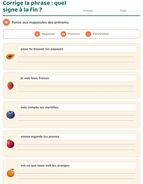 Corriger la phrase : point, point d'interrogation ou point d'exclamation ?