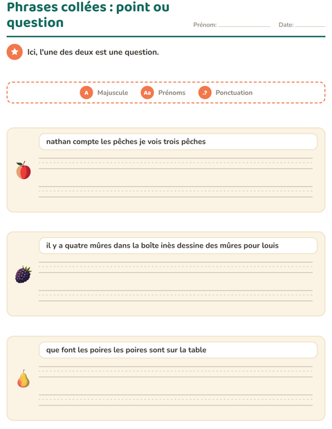 majuscules-et-ponctuation-fruits-g2311