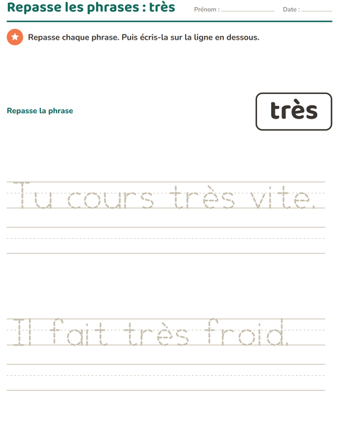 Aperçu de la fiche Mots-outils pour École maternelle (grande section, 5-7 ans)