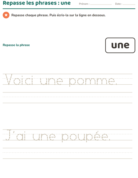 Aperçu de la fiche Mots-outils pour École maternelle (grande section, 5-7 ans)