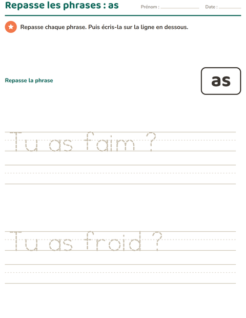 Aperçu de la fiche Mots-outils pour École maternelle (grande section, 5-7 ans)