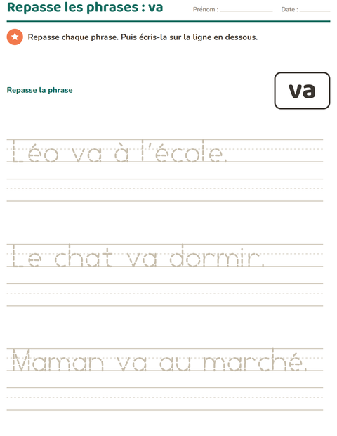 Aperçu de la fiche Mots-outils pour École maternelle (grande section, 5-7 ans)
