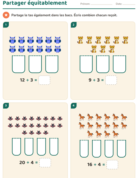 La multiplication en réseaux au CE1 — 4