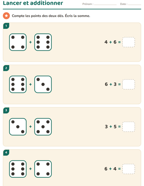 Aperçu de la fiche Multiplication en réseaux pour CP (cours préparatoire)