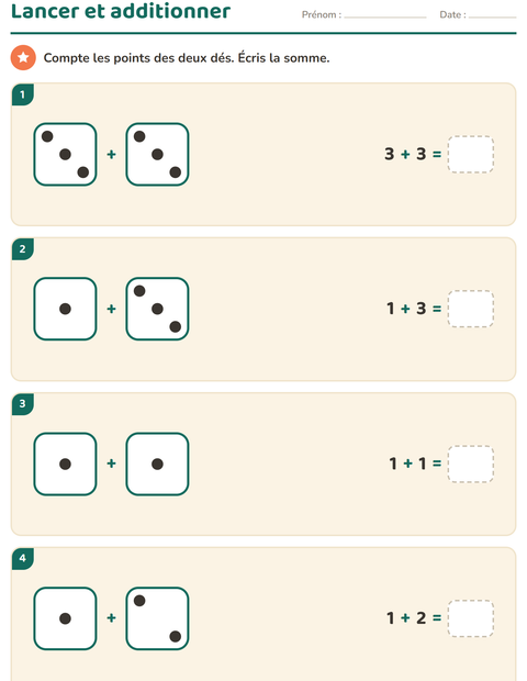 Aperçu de la fiche Multiplication en réseaux pour CP (cours préparatoire)
