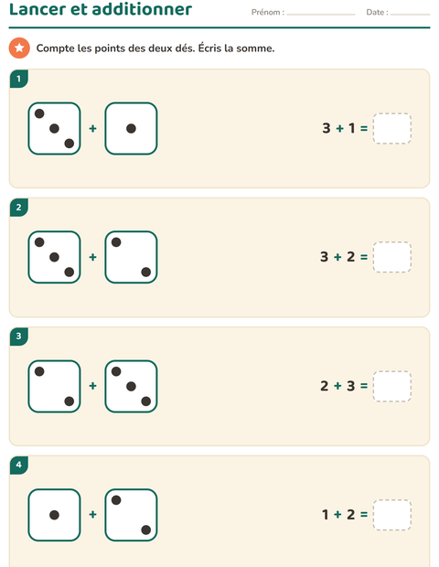 Aperçu de la fiche Multiplication en réseaux pour CP (cours préparatoire)