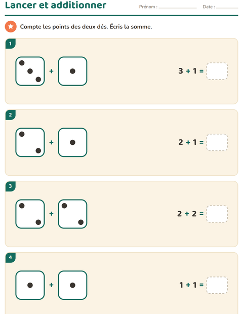 Aperçu de la fiche Multiplication en réseaux pour CP (cours préparatoire)
