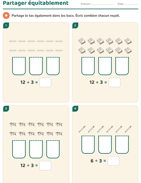 Aperçu de la fiche Multiplication en réseaux avec Salle de classe (N&B) pour CE1 (cours élémentaire 1)