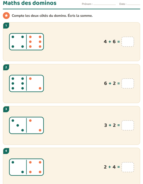Aperçu de la fiche Multiplication en réseaux pour CP (cours préparatoire)