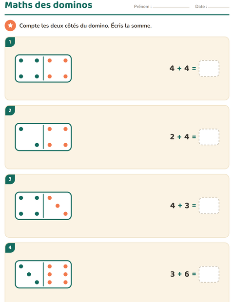 Aperçu de la fiche Multiplication en réseaux pour CP (cours préparatoire)