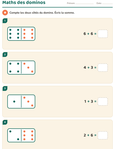 Aperçu de la fiche Multiplication en réseaux pour CP (cours préparatoire)