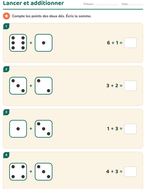 Aperçu de la fiche Multiplication en réseaux pour CP (cours préparatoire)