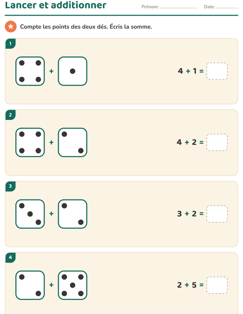 Aperçu de la fiche Multiplication en réseaux pour CP (cours préparatoire)