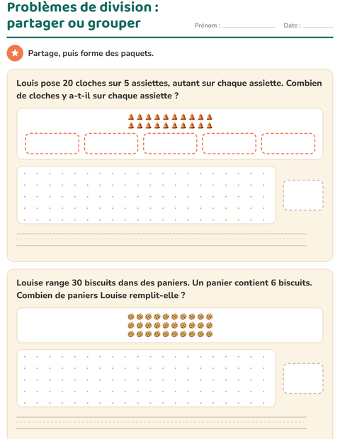 Aperçu de la fiche Petits problèmes avec Noël pour CE2 (cours élémentaire 2)
